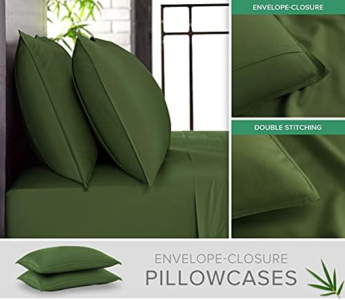 Pure Bamboo Queen Sheets, Genuine 100% Organic Viscose Derived from Bamboo Bed - Image 3