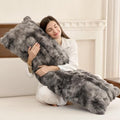 ZonLi Fluffy Body Pillow for Adults, Fuzzy Faux Fur Long Pillow by Zonli