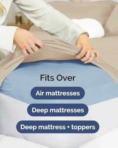 CGK Linens 2 Pack Extra Deep Queen Fitted Sheets - Image 7