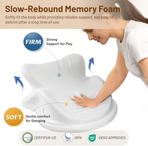 Memory Foam Ergonomic Wedge Pillow, Reading Pillow - Image 5