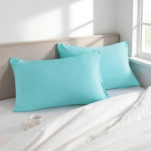 Queen Pillow Cases, 2 Pack, 20x30 in, Microfiber - Image 2