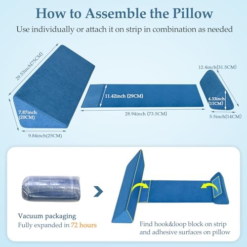 NEPPT Wedge Pillow Body Position Wedges Back Positioning Elevation Pillow Case - Image 2