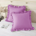 KKJIAF 2 Pack Ruffle Pillow Cases 26x26 Inches by KKJIAF