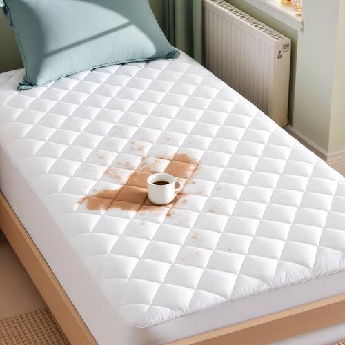 Bedsure Twin XL Mattress Protector, Quilted Waterproof Mattress Protector by BEDSURE