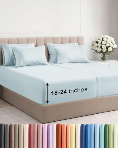 Extra Deep Split King Sheet Set by CGKUnlimited