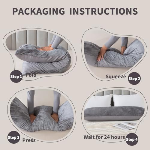 WhatsBedding Memory Foam Body Pillow - Image 7