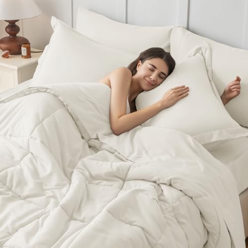 JOLLYVOGUE King Comforter Set, Ultra-Soft Bed in a Bag King Size 7 Pieces - Image 6
