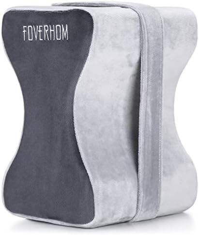 foverhom Memory Foam Knee Pillow Orthopedic Leg Support Grey by Foverhom