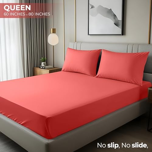 Queen Fitted Sheet, Ultra Soft Fits Up to 15 Inch Deep Pocket - Image 2