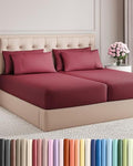 Split King 7 Piece Bed Sheet Set by CGKUnlimited