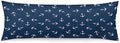 Anchor Body Pillow Cover, Retro Nautical Anchor, Home Gifts 20"x54" by TOKILIAR