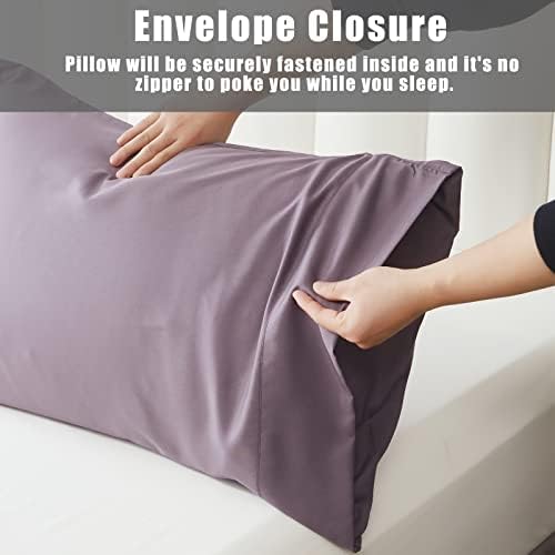 Pillow Cases Standard Size 2 Pack, Bamboo Rayon Cooling Pillowcases - Image 6
