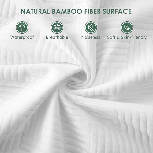 Cozymaker Full Size 100% Waterproof Mattress Protector Cover Pad - Image 2