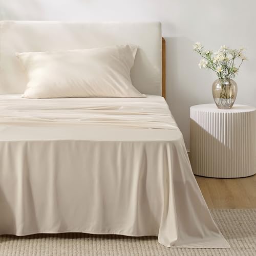 Bedsure PureWoven 100% Rayon Derived from Bamboo, Twin XL Sheets, 3 Pieces - Image 2