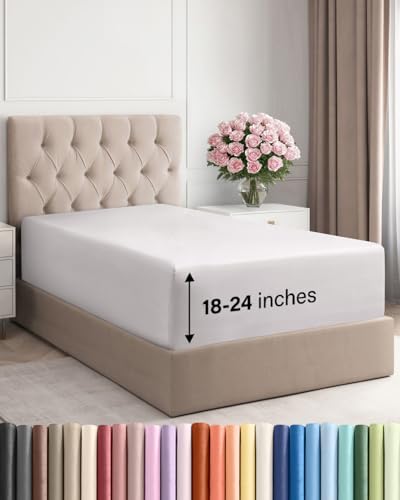 CGK Linens Deep Twin XL Fitted Sheet by CGKUnlimited