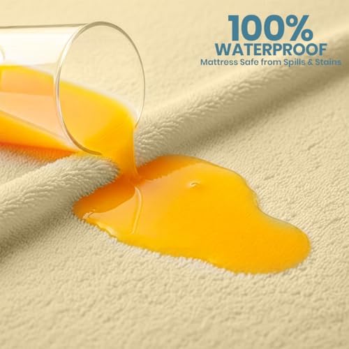 Waterproof King Size Mattress Protector fits Upto 17" Deep Pocket - Image 3