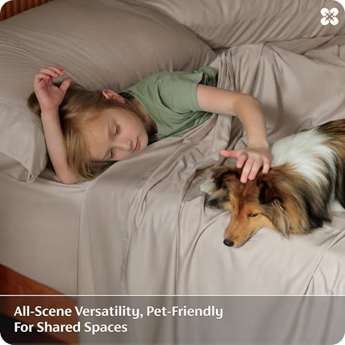 Bedsure PureWoven 100% Rayon Derived from Bamboo, Full Size Sheets - Image 6