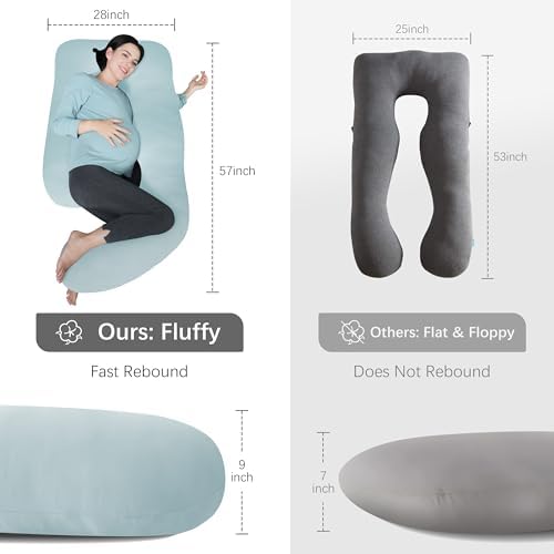 MOON PARK Pregnancy Pillows for Sleeping - Image 7