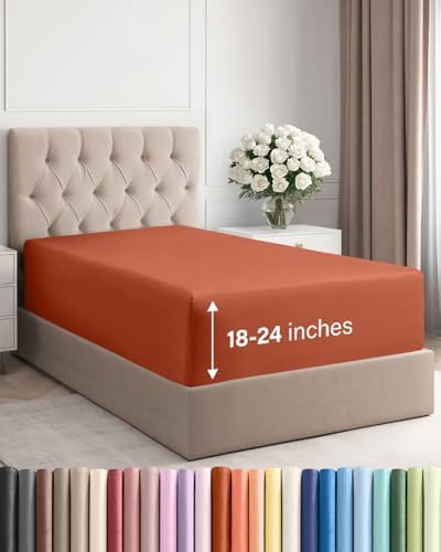 CGK Linens Deep Twin XL Fitted Sheet by CGKUnlimited