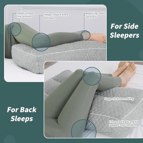 HOMBYS Shredded Memory Foam Knee Pillow - Image 4