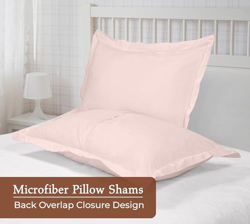 Royale Linens Microfiber King Size Pillow Shams Set of 2 - Image 2
