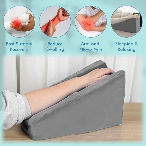 Arm Elevation Pillow with 2 Pockets, Arm Wedge Elevation Pillow Excellent - Image 5