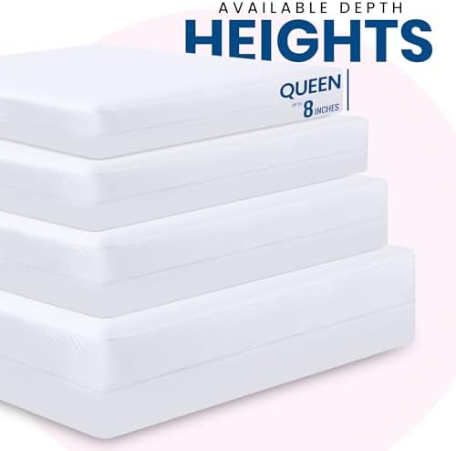 Waterproof Zippered Mattress Protector Queen Size - Image 2