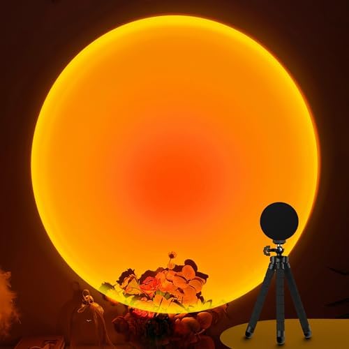 XEBKOR Sunset Lamp Projector,360 Degree Rotation Sun Lamp Led Night Light by XEBKOR