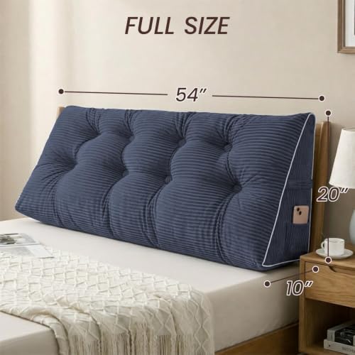 Sasttie Headboard Pillow Full, Bed Wedge Pillow Headboard - Image 2