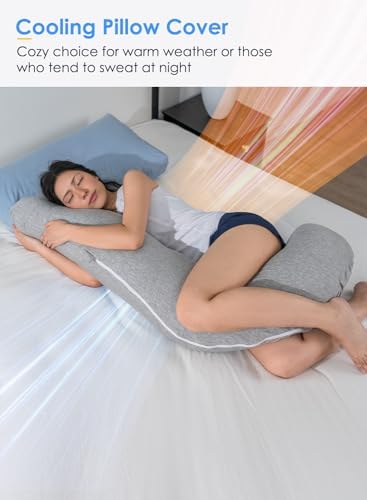 QUEEN ROSE Body Pillow for Side Sleepers, Cooling S Shaped Hug Pillow - Image 6