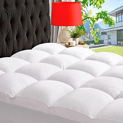 ABENE Full Mattress Topper, Thick Pillow Top Mattress Pad, Plush Comfort by ABENE