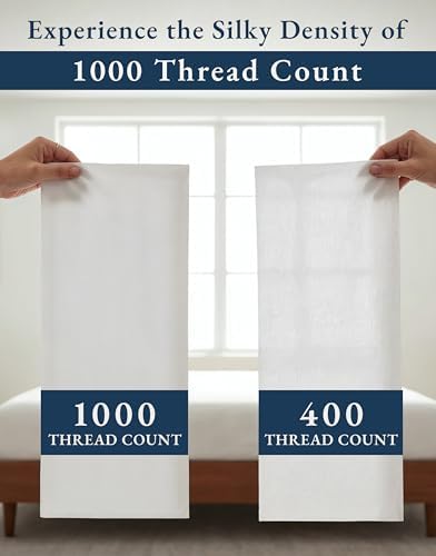 LANE LINEN Twin XL Sheets 1000 Thread Count 100% Egyptian Cotton - Image 4
