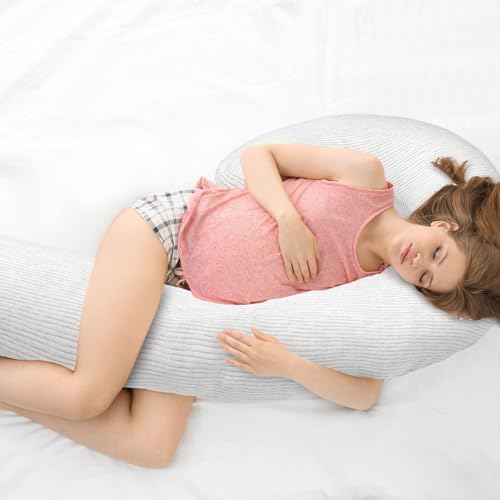 Body Pillow for Adults, Swan Shaped Pillow Insert for Sleeping, 49 In - Image 3