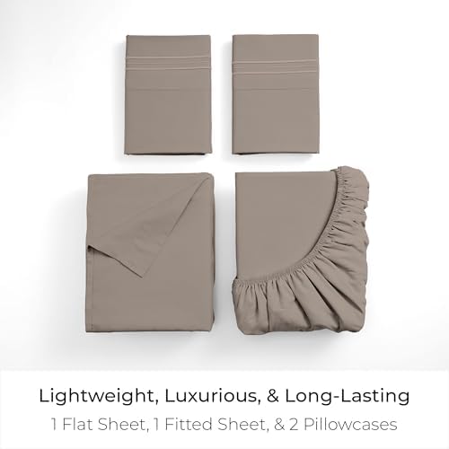 Mellanni Iconic 4-Piece Double-Brushed Microfiber Sheet Set - Image 3