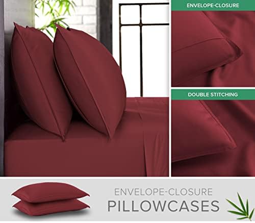 Pure Bamboo California King Sheets, Genuine 100% Organic Viscose Derived from - Image 3