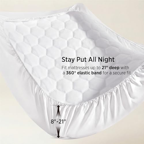 Bedsure Full Mattress Pad, Mattress Topper - Image 3
