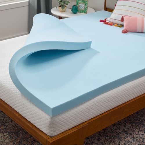 Linenspa Memory Foam Mattress Topper, Queen Size by Linenspa