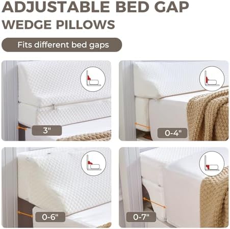 Bed Wedge Gap Filler Full Size, Wedge Pillow - Image 3