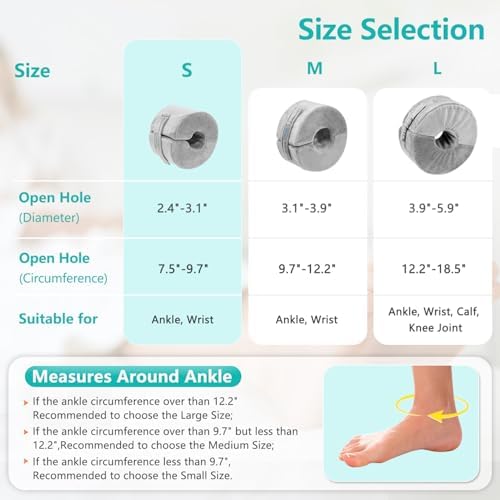 Zelen Foot Elevation Pillow Ankle Heel Elevator Wedge Foot Support Pillow - Image 6