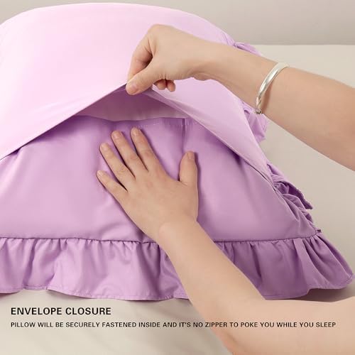 Ruffle Pillow Case King Size Set of 2 - Image 5