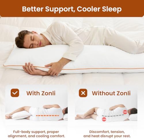 ZonLi Spill and Stain Repellent Body Pillow - Image 6