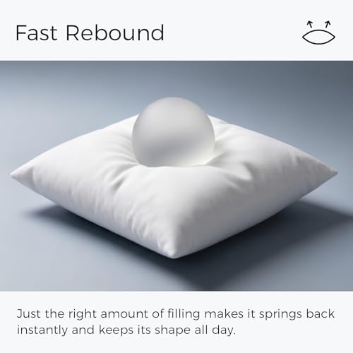 Phantoscope 12x20 Pillow Inserts, Decorative Throw Pillow Bed Couch 4 Pack - Image 4