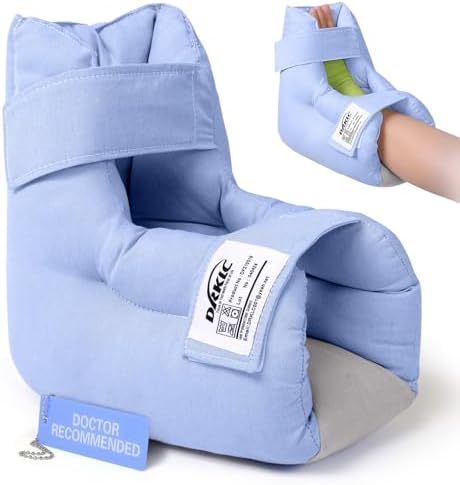 Heel Protector Cushion to Relieve Pressure from Sores and Ulcers, Adjustable by DRKLC