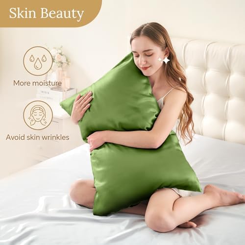 INFIIXSO Mulberry Silk Pillow Cases Standard Size - Image 3