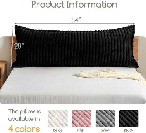 HIGOGOGO Memory Foam Body Pillow, Thickened Large Long Bed Pillow - Image 2