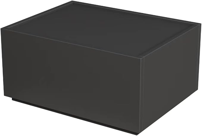 Modern Nightstand Modular Stackable Drawers Modular Storage Bedroom Furniture Set - Bedside Table, Storage Cabinet, Sofa End Table for Bedroom Living Room Hallway Entryway Black Small