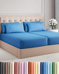 Split King 7 Piece Bed Sheet Set by CGKUnlimited