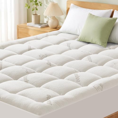 Mattress Pad Twin XL Size, Cooling Pillow Top Mattress Topper, Ultra Soft by GRUSIGN
