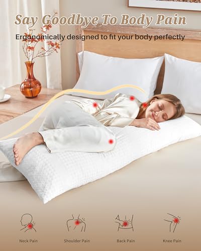YZ HOME Waffle Weave Body Pillow - Image 4