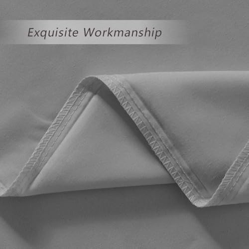 Dark Grey Queen Size Pillow Cases Set of 2 - Image 5